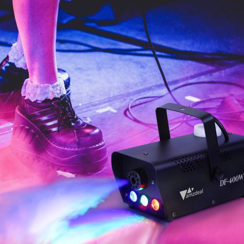 Amzdeal Fog Machine со светодиодной подсветкой 400W
