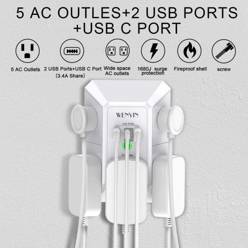 Настенное зарядное устройство USB Wenyin